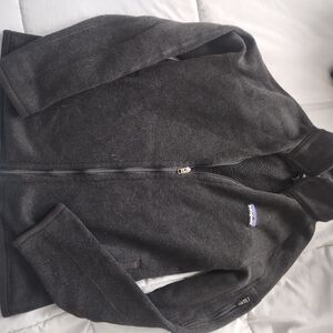 Patagonia Black Zip Up Sweater Fleece Casual